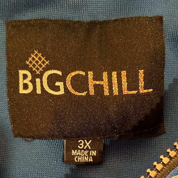 Big Chill SZ 3X Blue Hooded Jacket Warm Utility Essential Adventure Anorak - Picture 6 of 8